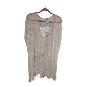 VENUS Cream Knit Swim Coverup